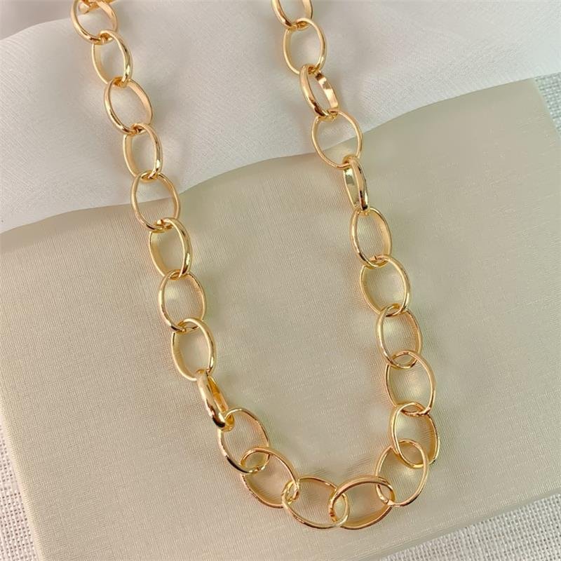 CORRENTE ELOS OVAL LISO/40CM
