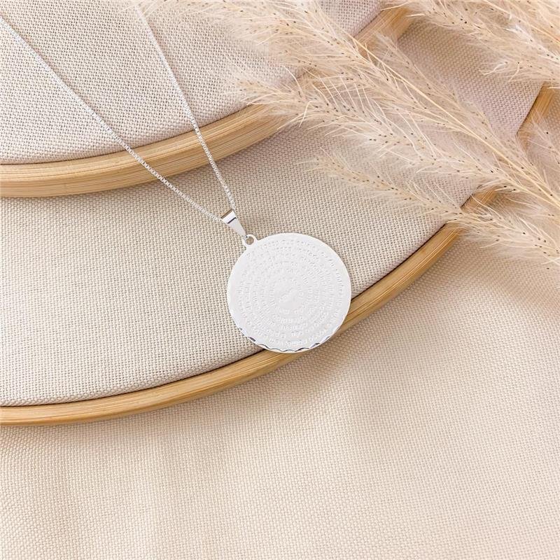 GARGANTILHA MEDALHA PAI NOSSO/2,5CM