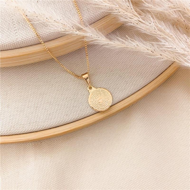GARGANTILHA MEDALHA PAI NOSSO/1CM