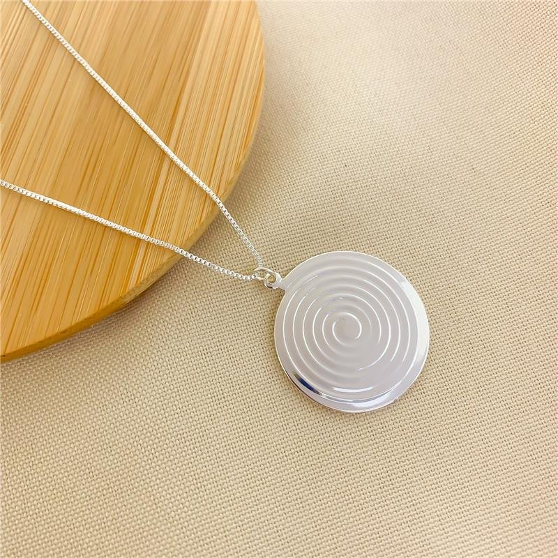 GARGANTILHA MEDALHA ESPIRAL