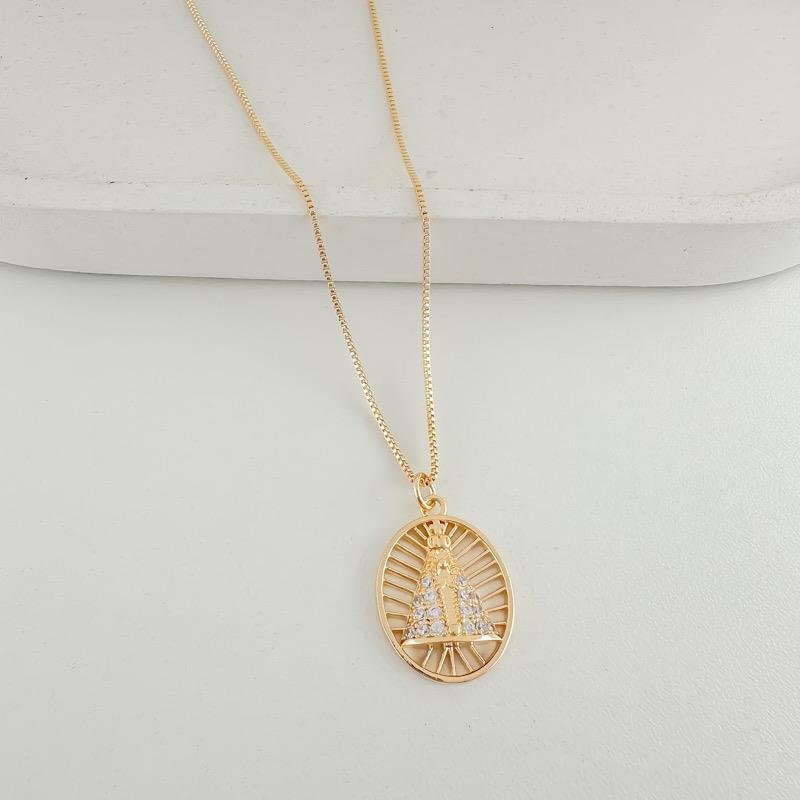 GARGANTILHA NOSSA SENHORA - CRISTAL