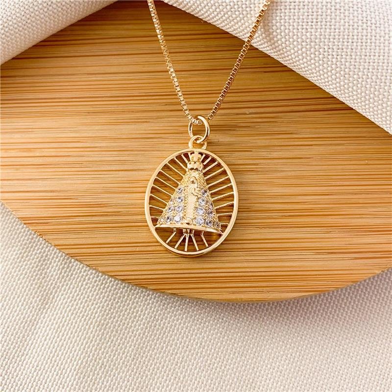 GARGANTILHA NOSSA SENHORA - CRISTAL