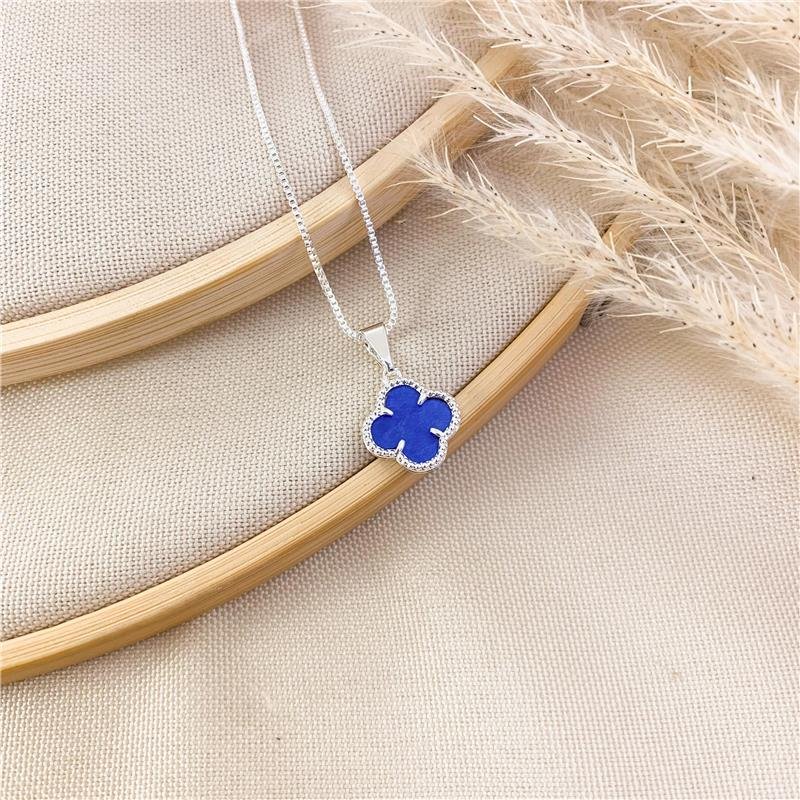 GARGANTILHA VENEZIANA TREVO - AZUL