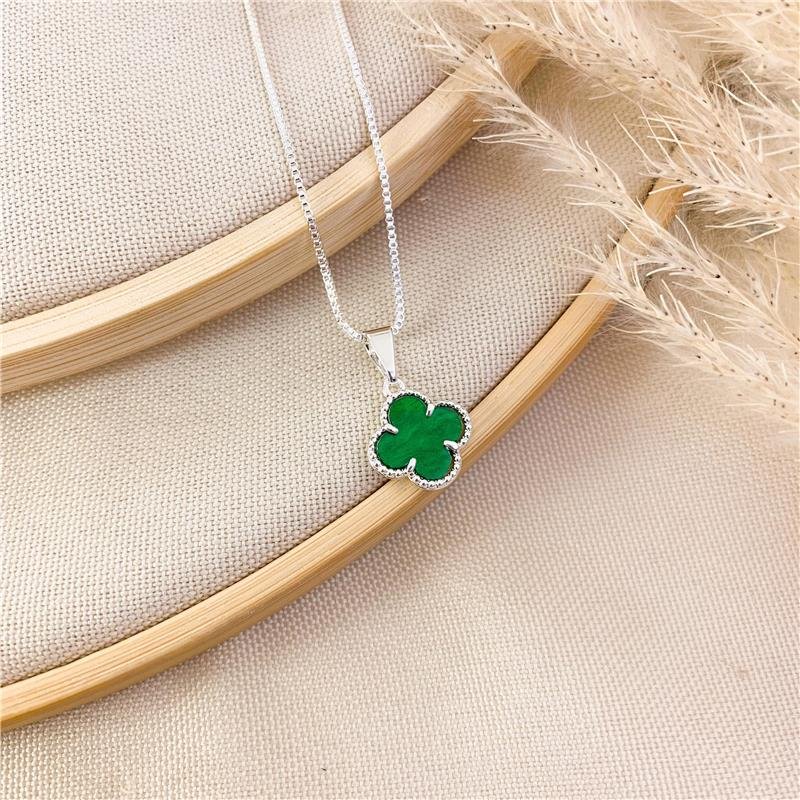 GARGANTILHA VENEZIANA TREVO - VERDE