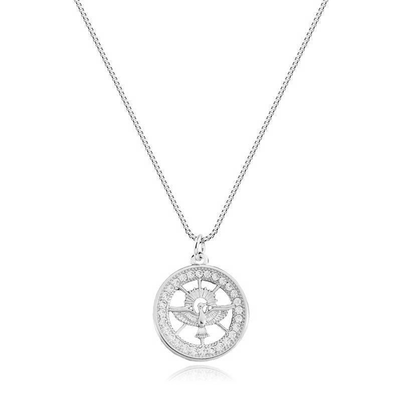 GARGANTILHA MANDALA ESPÍRITO SANTO - CRISTAL