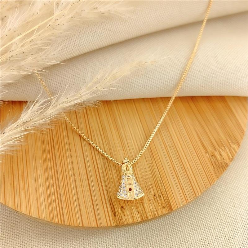 GARGANTILHA VENEZIANA NOSSA SENHORA CRAVEJADA