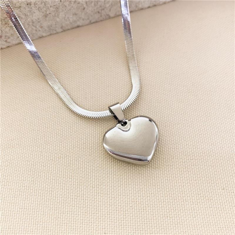 GARGANTILHA FITA CORAÇÃO-AÇO INOX