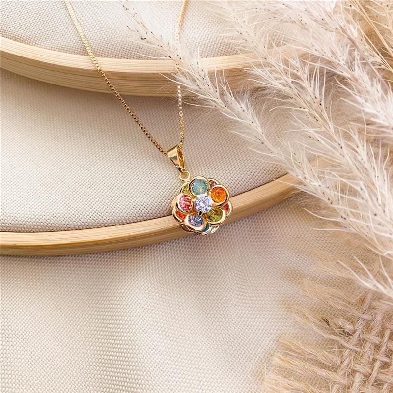 GARGANTILHA VENEZIANA FLOR - COLORIDA