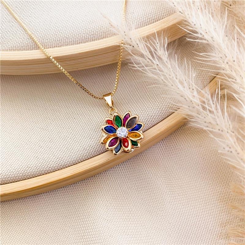 GARGANTILHA VENEZIANA FLOR - COLORIDA