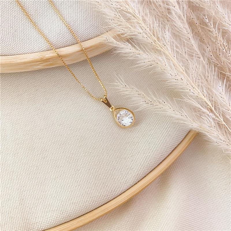 GARGANTILHA VENEZIANA GOTA - CRISTAL