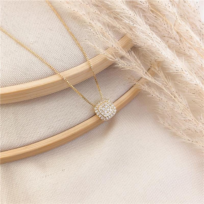 GARGANTILHA VENEZIANA QUADRADO - CRISTAL