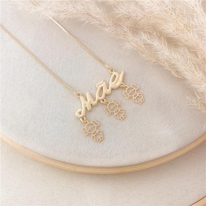 GARGANTILHA CANGA MÃE TRÊS MENINAS