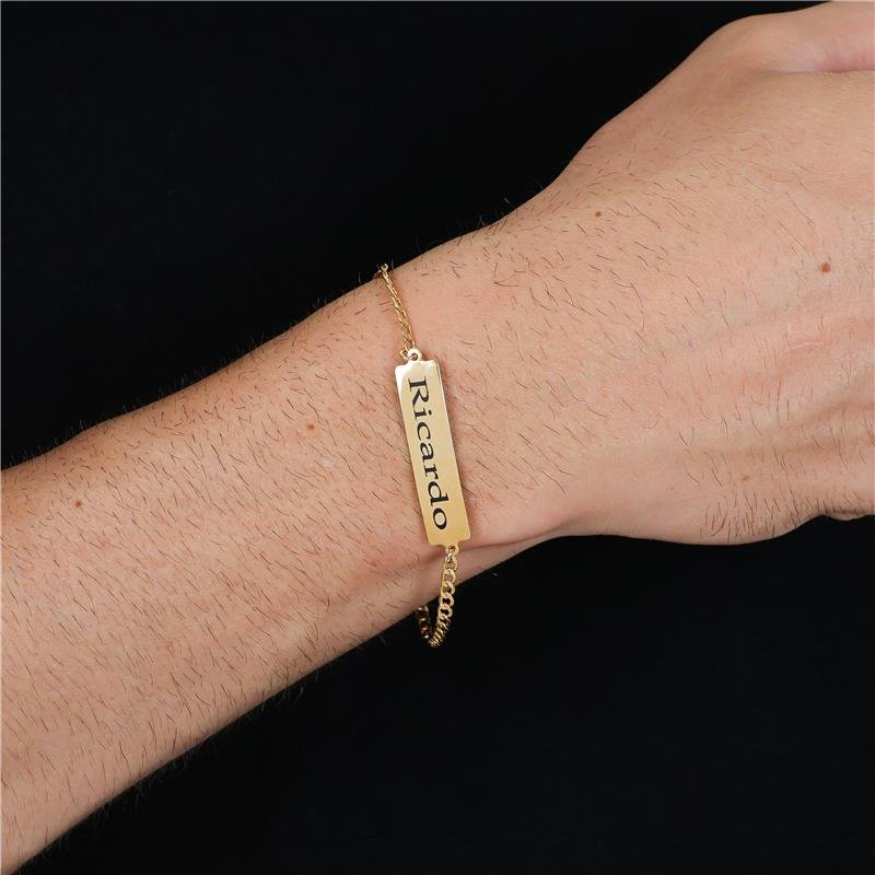 PULSEIRA MASCULINA PERSONALIZADA NOME