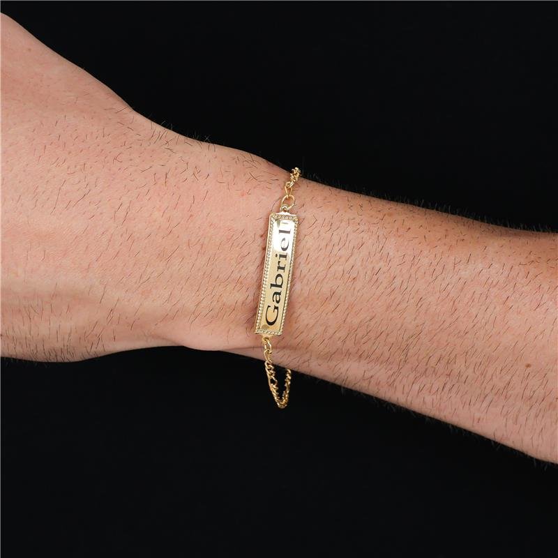 PULSEIRA MASCULINA PERSONALIZADA NOME