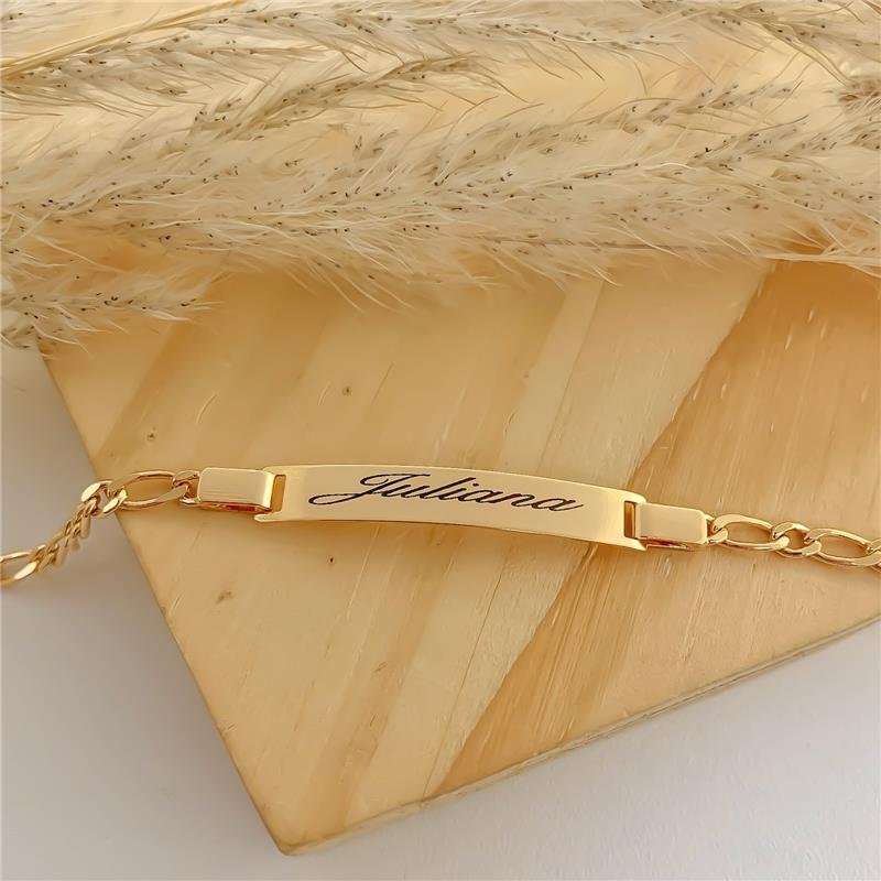 PULSEIRA PLACA PERSONALIZADA NOME