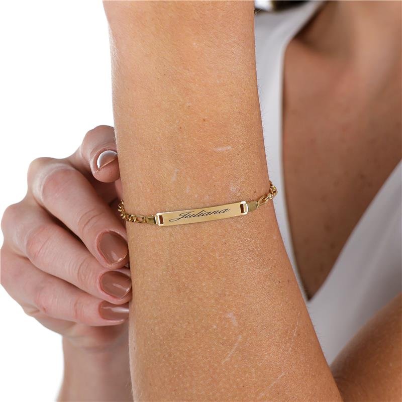 PULSEIRA PLACA PERSONALIZADA NOME