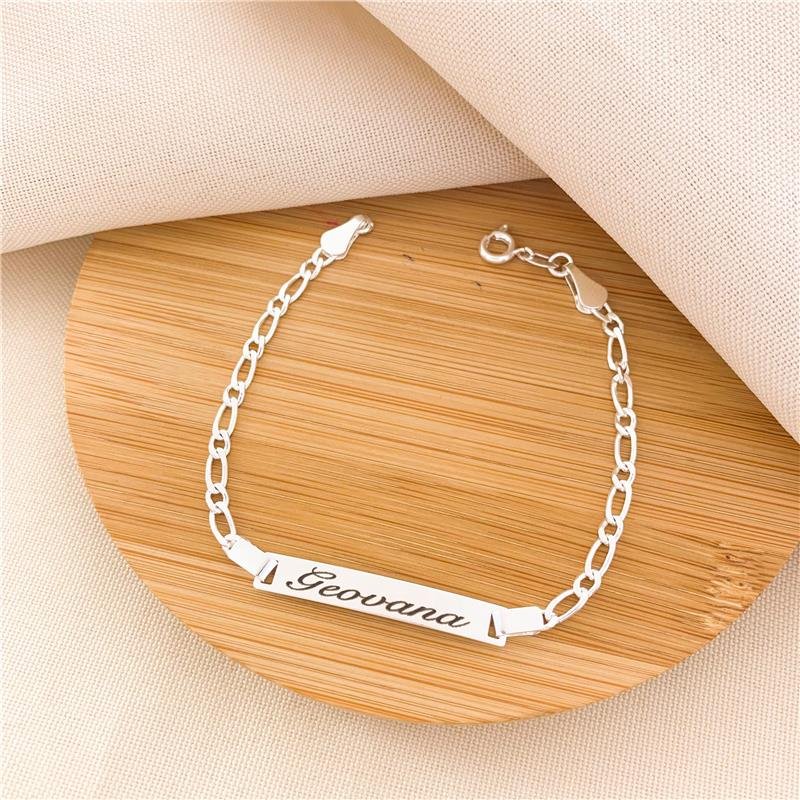 PULSEIRA PLACA PERSONALIZADA NOME