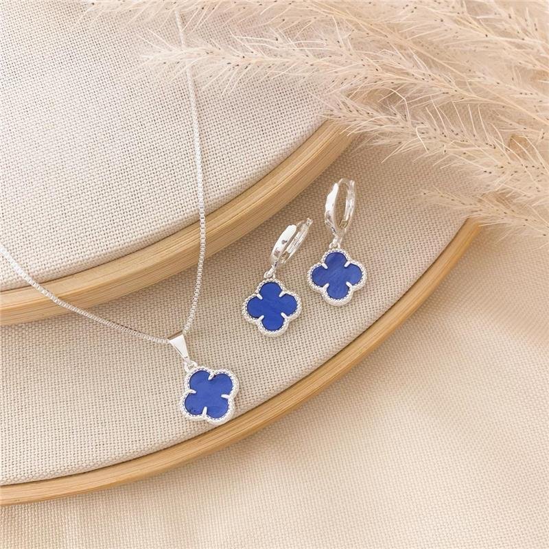 CONJUNTO ADULTO TREVO - AZUL