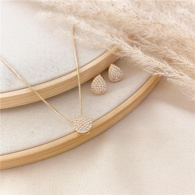 CONJUNTO ADULTO GOTA - CRISTAL