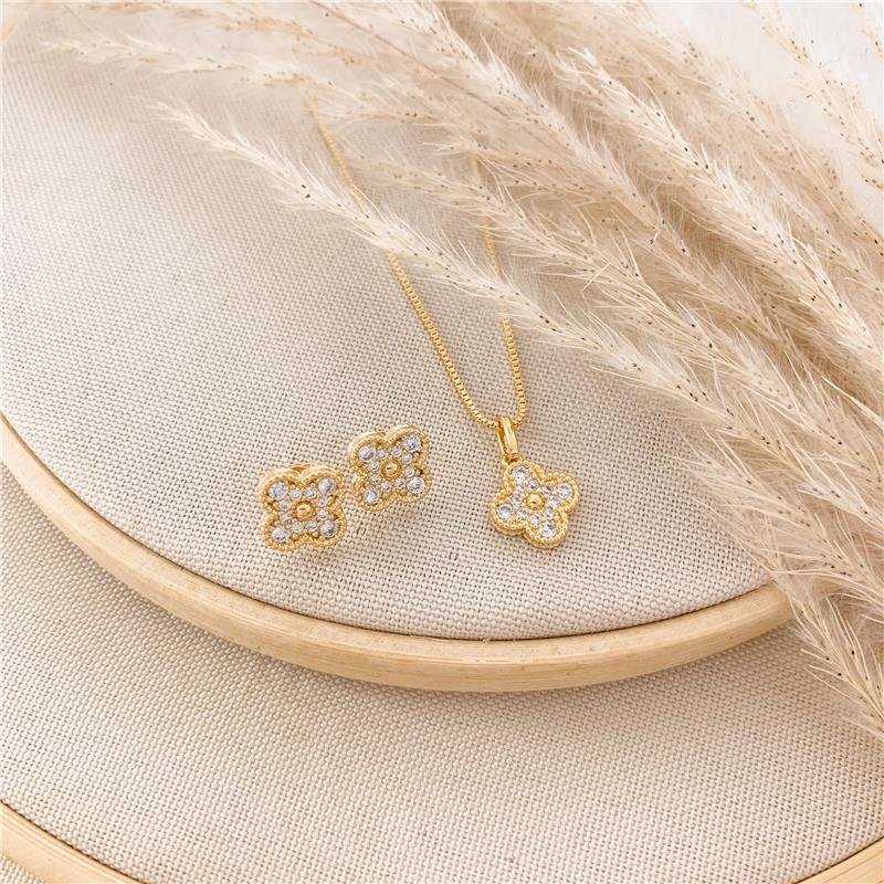 CONJUNTO ADULTO TREVO - CRISTAL