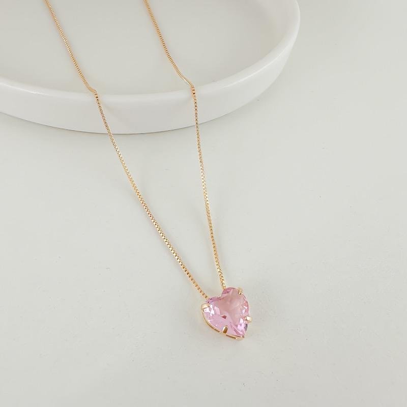 GARGANTILHA CORAÇÃO PONTO DE LUZ