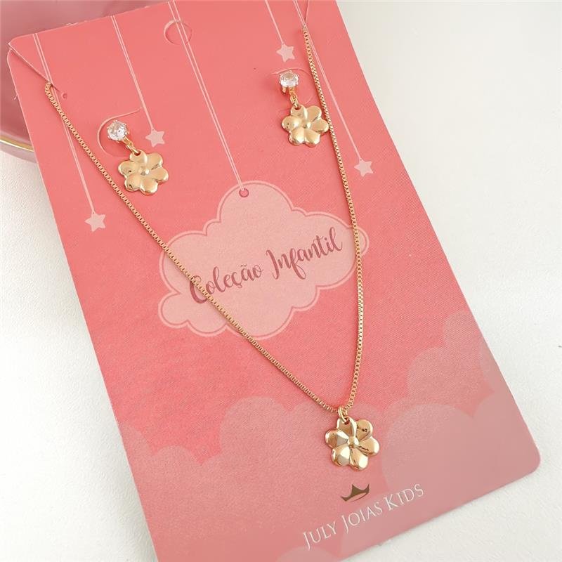 CONJUNTO INFANTIL FLOR