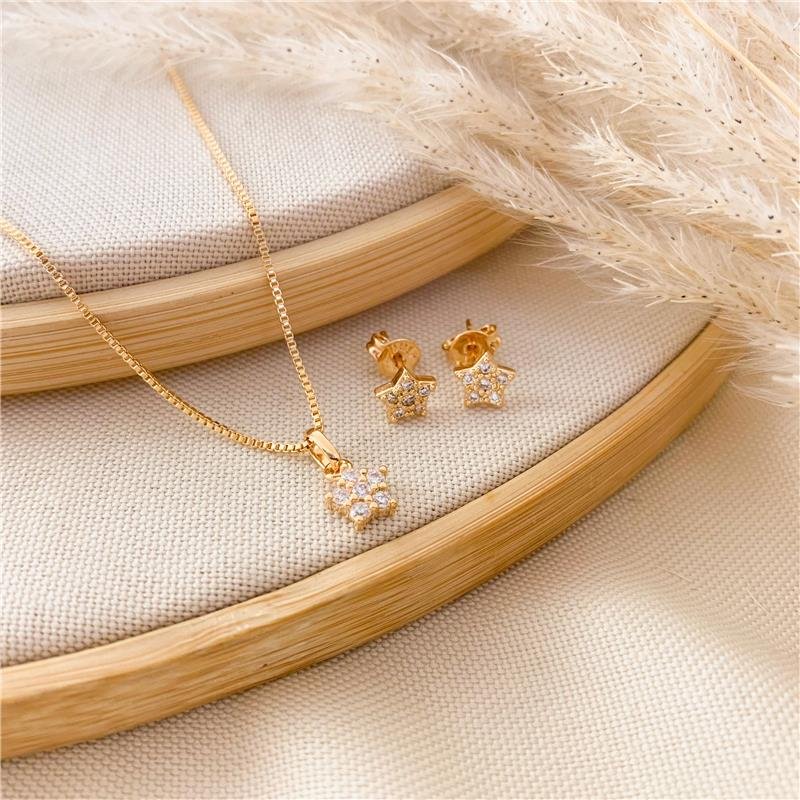 CONJUNTO INFANTIL ESTRELA - CRISTAL