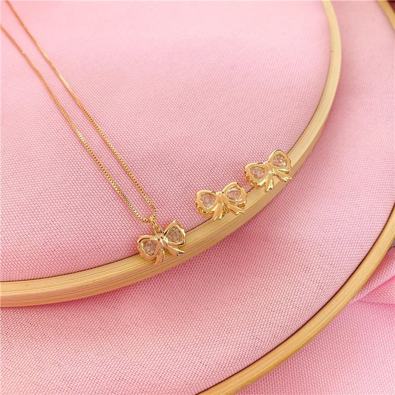 CONJUNTO INFANTIL LAÇO ZIRCÔNIA