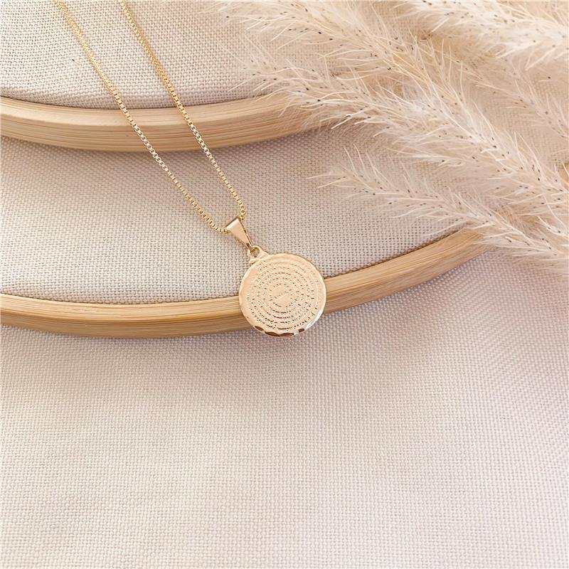 GARGANTILHA MEDALHA PAI NOSSO/1,5CM