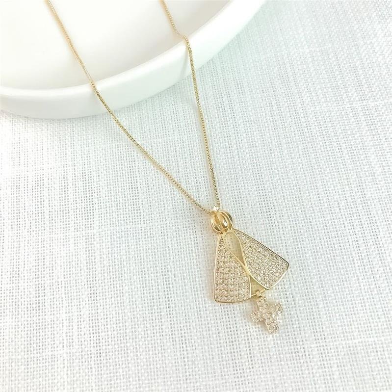 GARGANTILHA NOSSA SENHORA CRAVEJADO