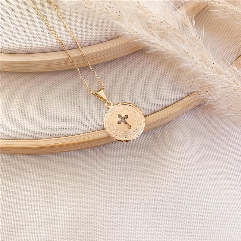  GARGANTILHA MEDALHA ORAÇÃO PAI NOSSO/16MM