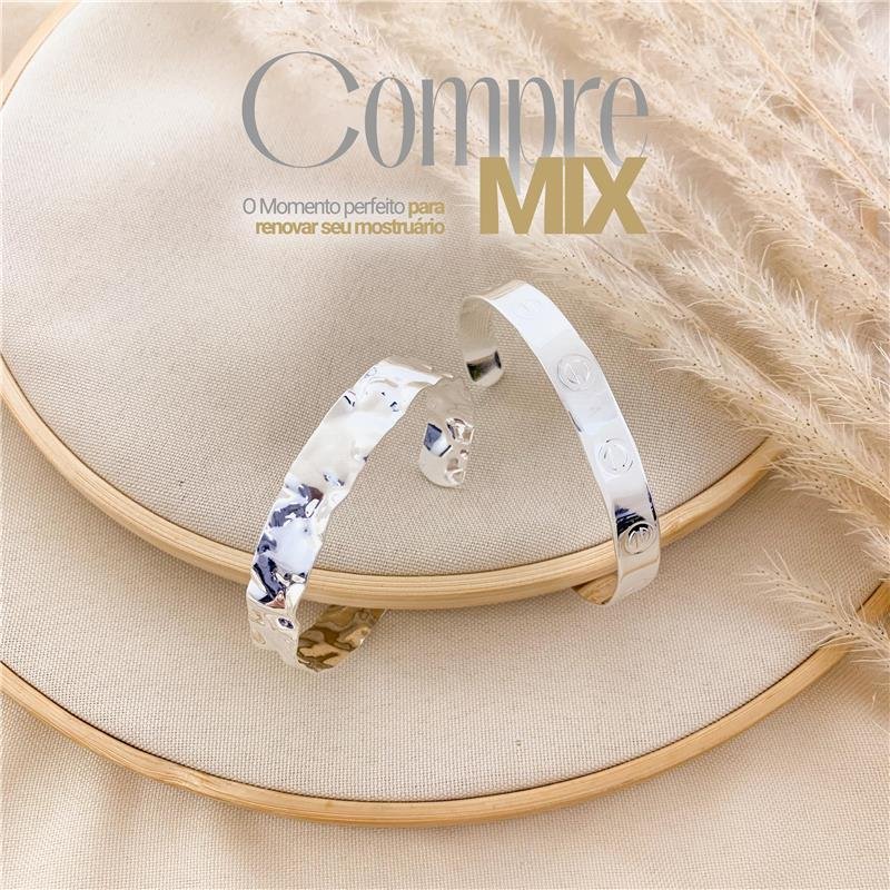 MIX DE BRACELETES INSPIRAÇÃO I LOVE