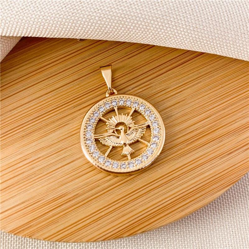 PINGENTE MANDALA ESPÍRITO SANTO - CRISTAL