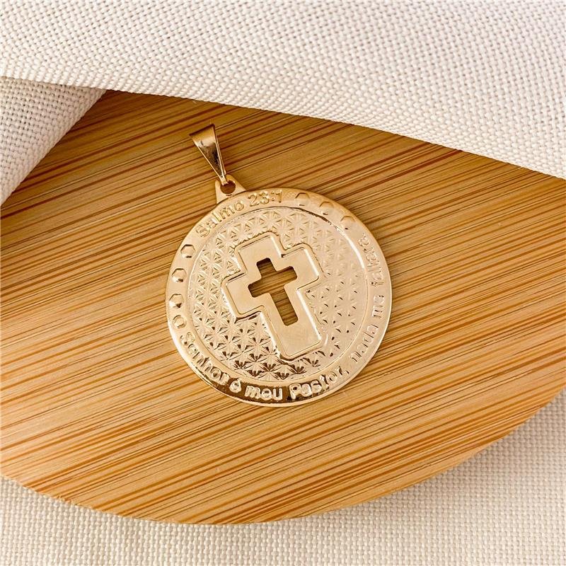 PINGENTE MEDALHA SALMO 23 