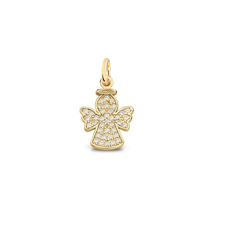 PINGENTE ANJINHO CRAVEJADO - CRISTAL