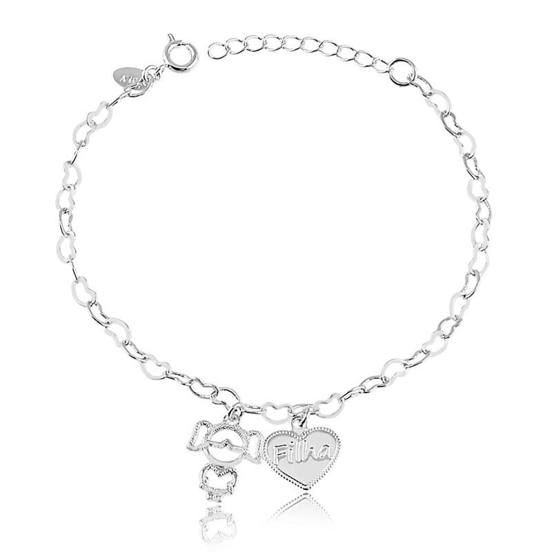 PULSEIRA CORAÇÃO MENINA