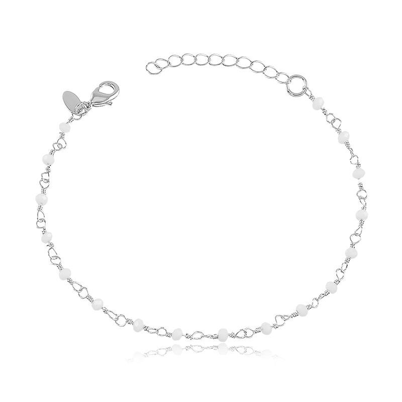 PULSEIRA DELICADA PEDRINHAS - BRANCO