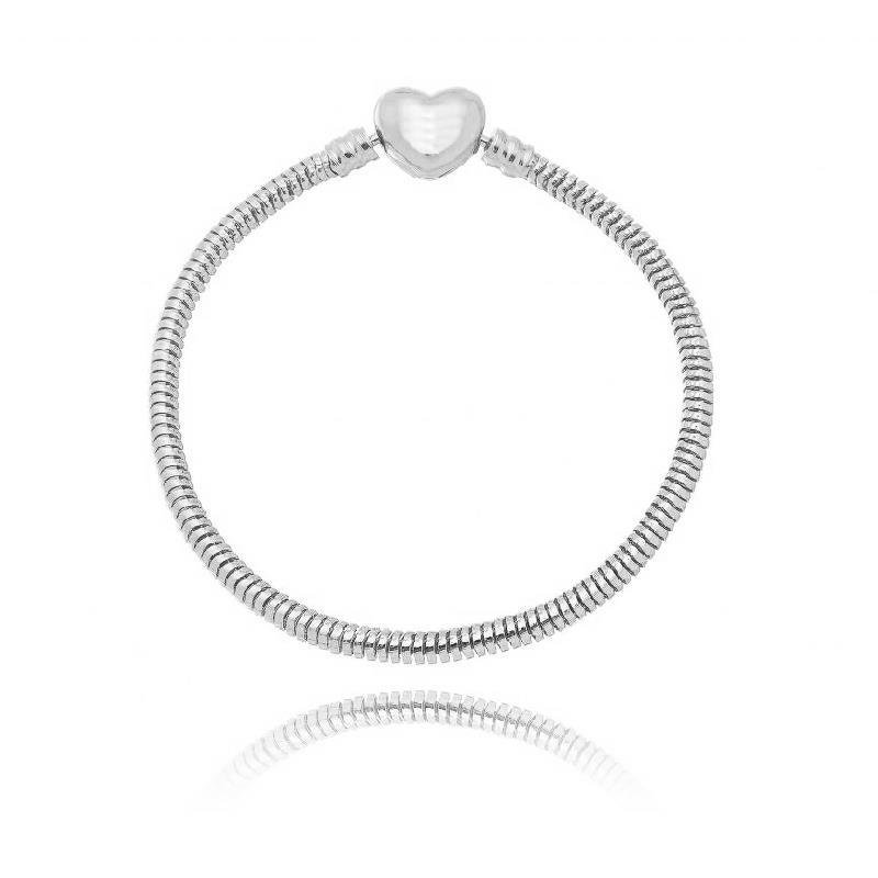PULSEIRA BERLOQUE COM FECHO CORAÇÃO/18CM