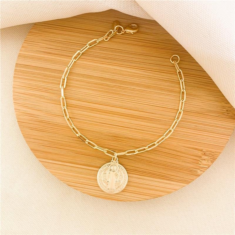 PULSEIRA CARTIER MEDALHA SÃO BENTO