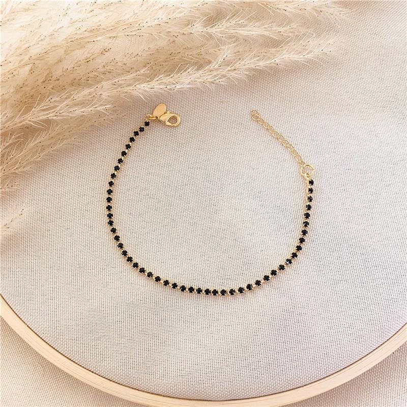 PULSEIRA DELICADA FIO DE STRASS 2MM