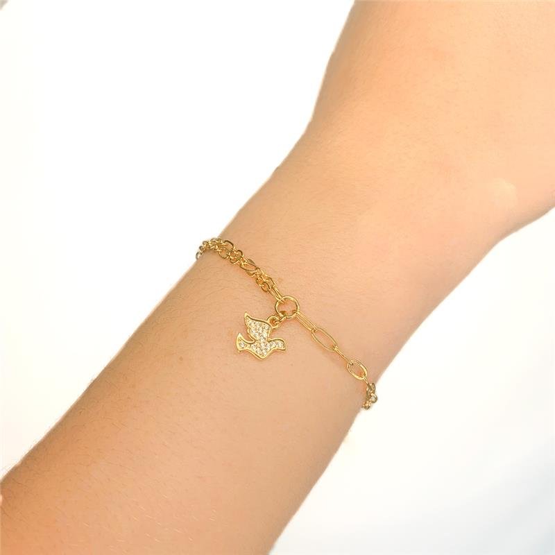 PULSEIRA ELOS SÍMBOLO DA PAZ