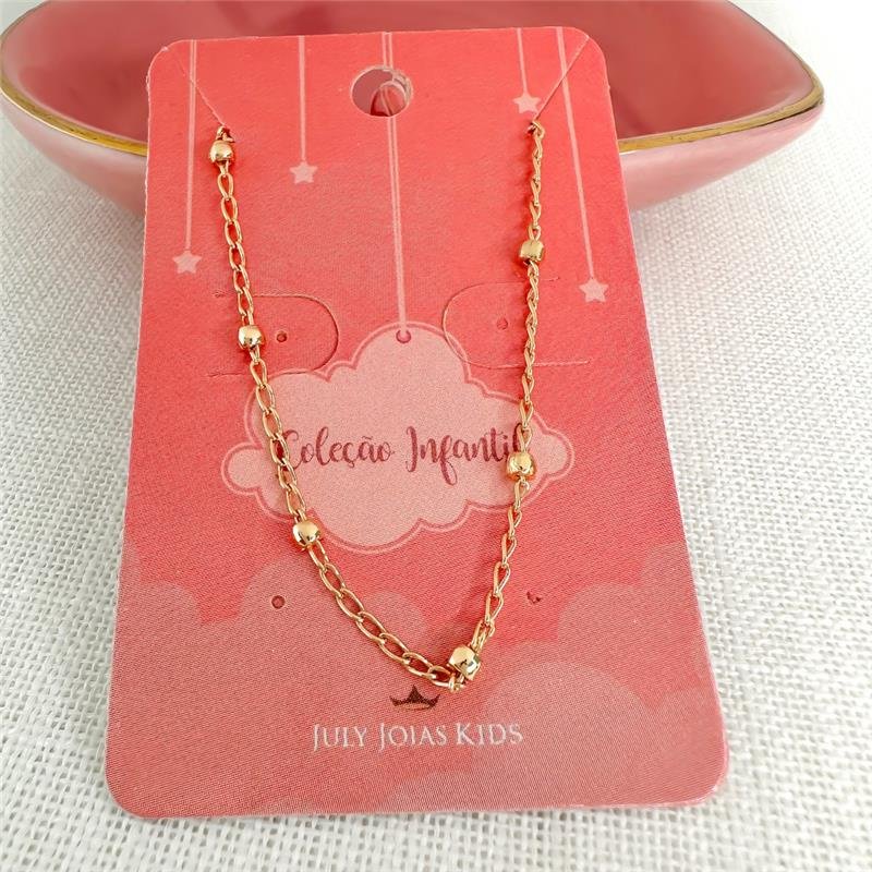 PULSEIRA INFANTIL BOLINHA LISA