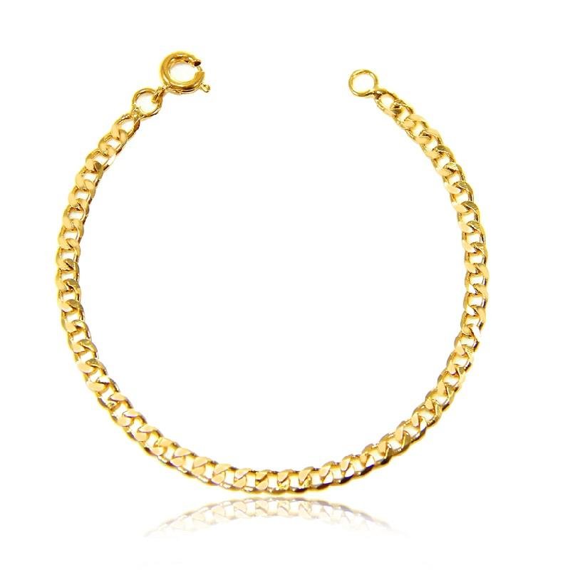 PULSEIRA MASCULINA ELOS IGUAIS/21CM-3MM
