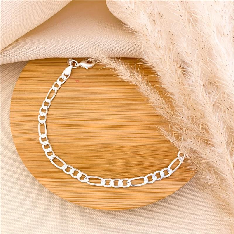 PULSEIRA MASCULINA ELOS 3*1/4MM-21CM