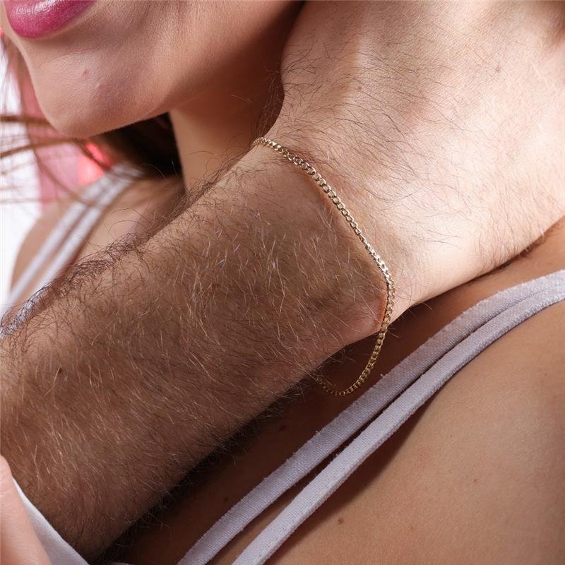 PULSEIRA MASCULINA ELOS IGUAIS/21CM