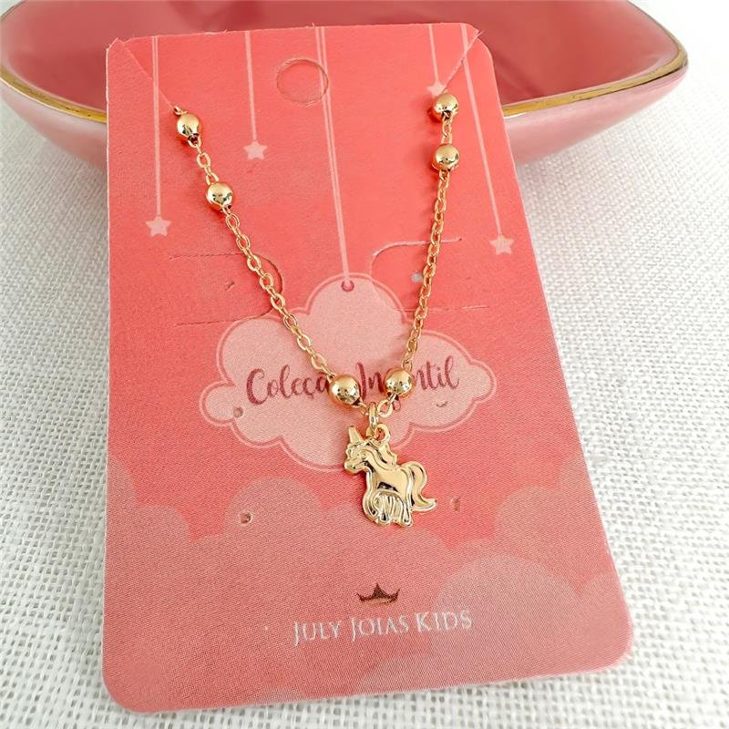 PULSEIRA INFANTIL BOLINHA UNICÓRNIO