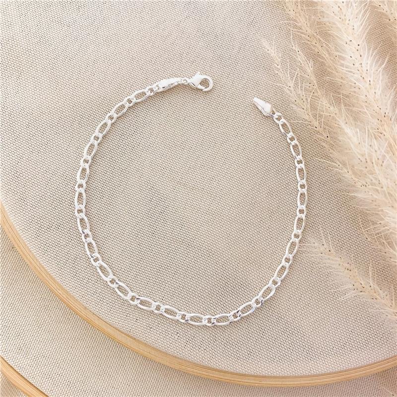 PULSEIRA MASCULINA ELOS GROUMET/21CM-3MM