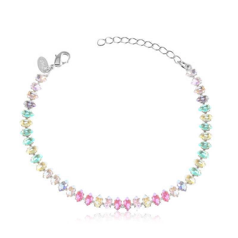 PULSEIRA RIVIERA NAVETE LOSANGO/4MM - COLORIDA