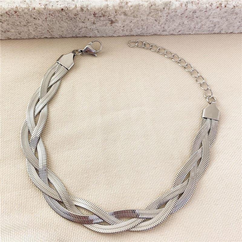 PULSEIRA FITA TRÊS FIOS TRANÇADO