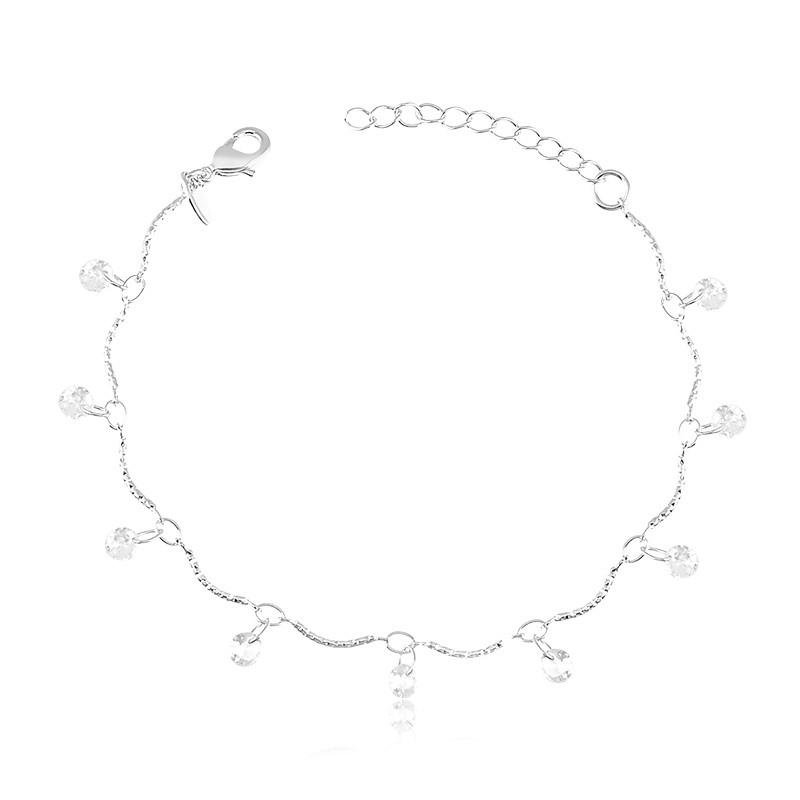 PULSEIRA DELICADA PEDRINHAS - CRISTAL